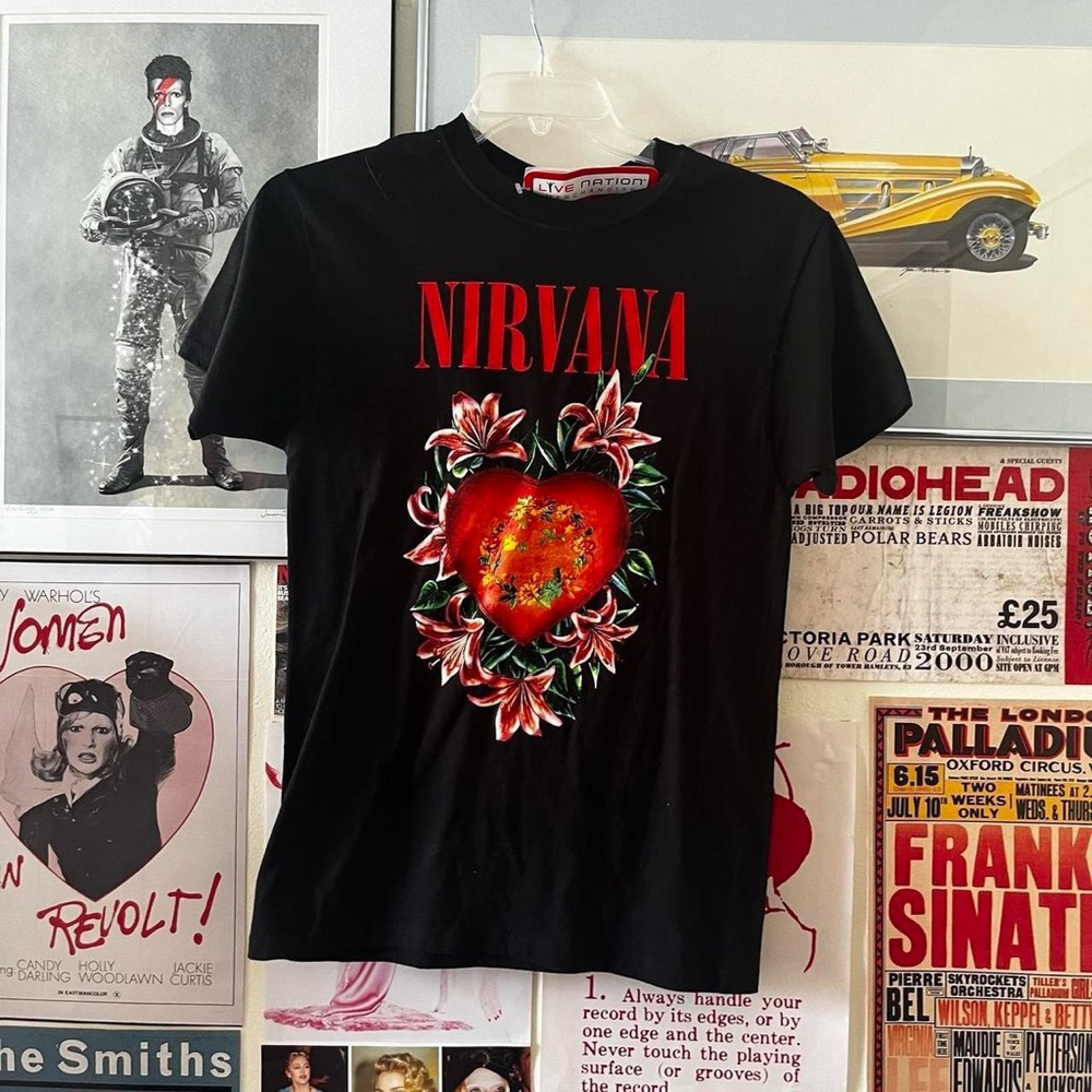Nirvana Black Graphic T-Shirt